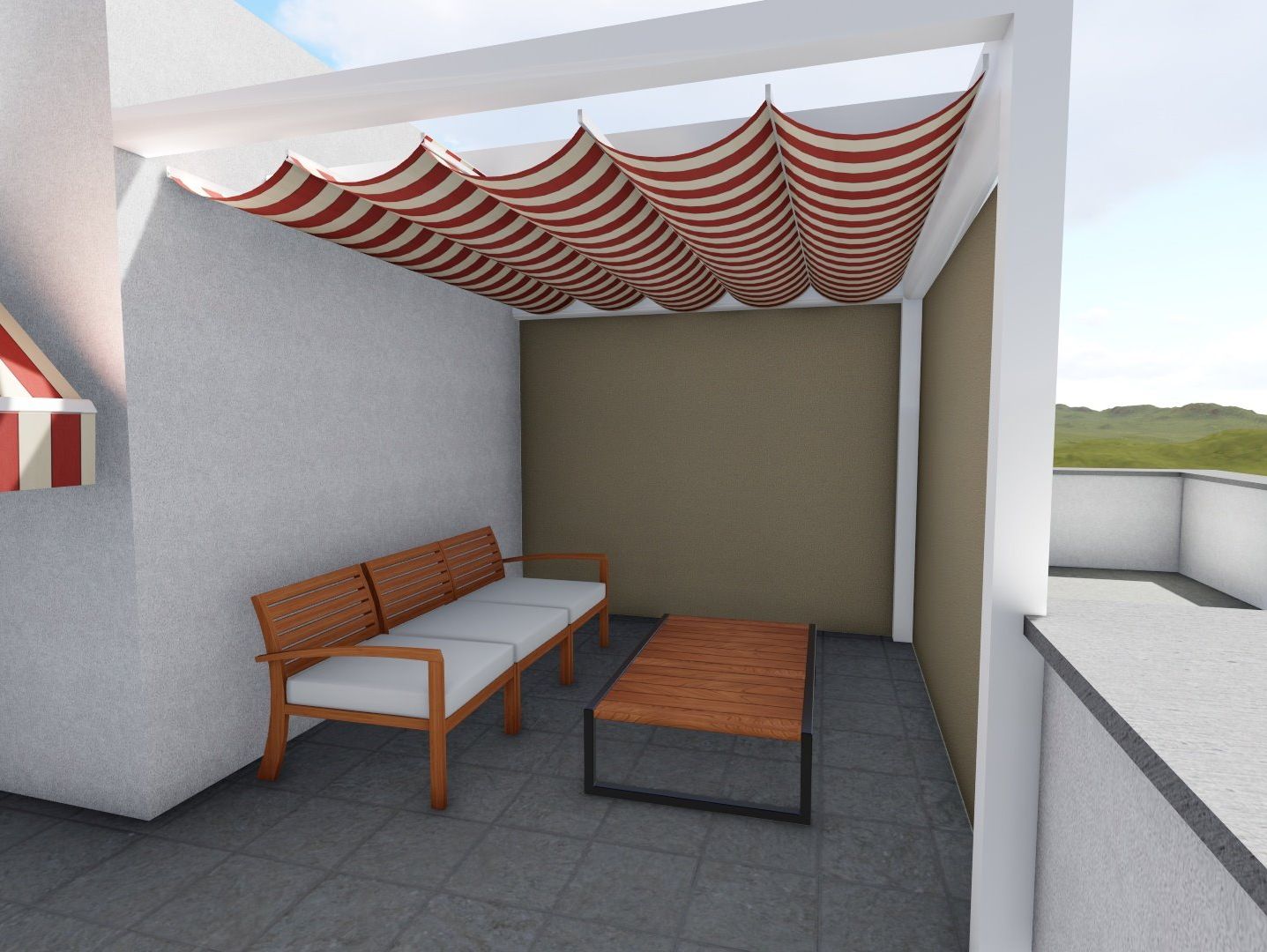 Persianas Hija De A. Campos pergola terraza